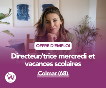 OFFRE D’EMPLOI - Directeur/trice mercredi et vacances scolaires