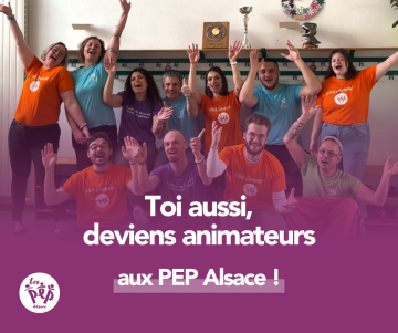 Les PEP Alsace recrutent des animateurs !